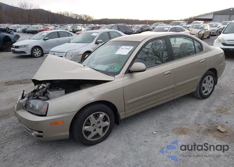 2005 Hyundai Elantra Gls/Gt from USA, damaged, VIN KMHDN46D95U958859